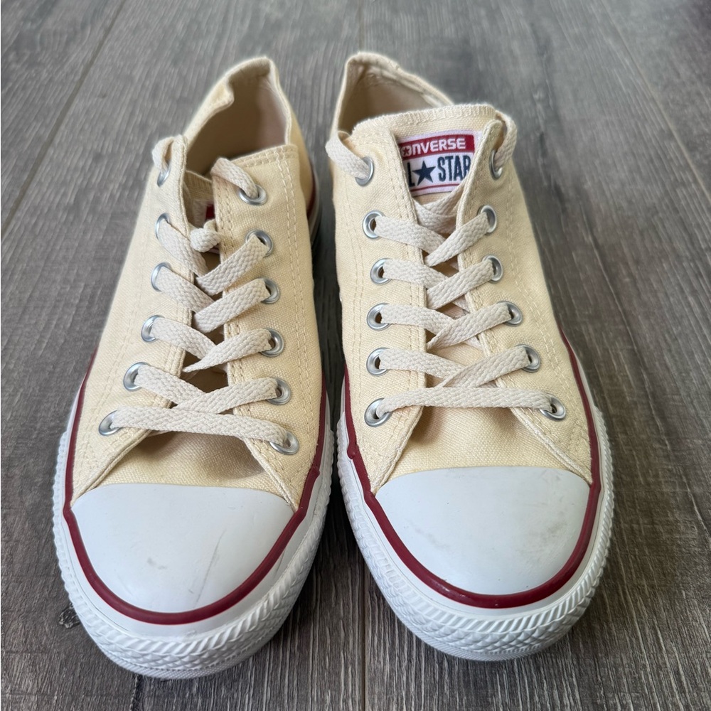 Converse Pale Yellow Low-Top Sneakers